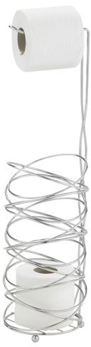 Showerdrape Celeste Wire Toilet Roll & Spare Paper Combo