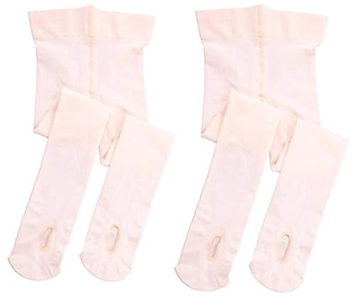 Stelle Girls Women Ballet Dance Convertible Tights Ultra Soft Pro Transition Tights (2-BP, 8-10years)