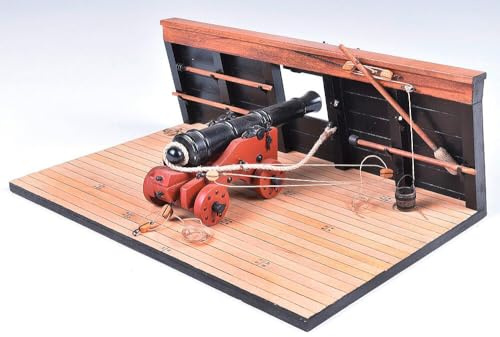 Model Expo – 1/24 Smoothbore däckkanon – trä- och metallbyggsats