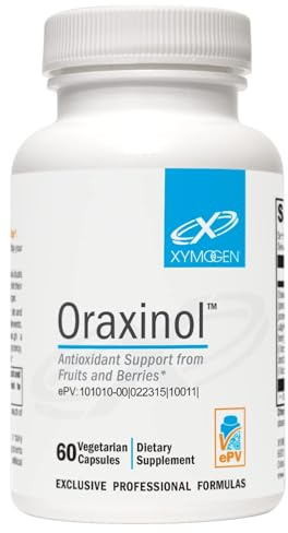 XYMOGEN Oraxinol - Antioxidants Supplement with Grape Seed Extract, Pomegranate Fruit and Cranberries - Supplement for Heart Health - Vegan, Gluten Free, and Non GMO (60 Capsules)