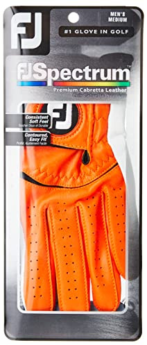 Footjoy, Guanti da Golf FJ Spectrum, Uomo, Arancione, M