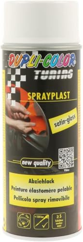 DUPLI-COLOR 388057 Sprayplast weiß seidenglänzend 400 ml