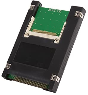 Syba Dual Compact Flash CF to 44 Pin IDE/PATA 2.5 Adapter Enclosure, Black SD-ADA45006