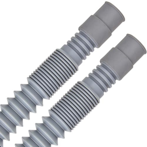 Schläfer 262005 | Tubo di scarico per Lavatrice Universale 3 metri 3/4 | Prolunga Estensibile 80-300 cm | Tubo di Scarico Flessibile Per Lavatrice e Lavastoviglie diam 19/25-21/28 mm