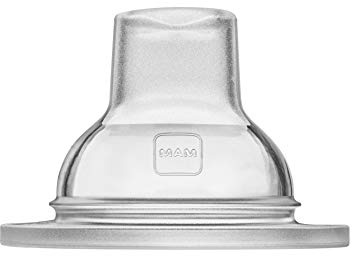 Mam Lot de 2 becs en silicone transparent