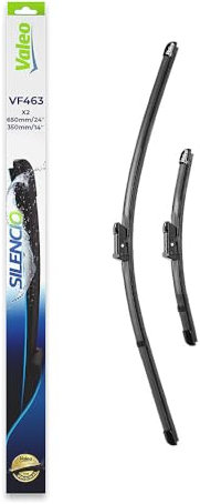 VALEO Silencio Escobilla - VF463 - Kit de Alto Rendimiento, Visibilidad Superior en Carretera, Fácil Instalación, Hojas Planas Originales de 650mm/350mm - Delanteras - Juego de 2 Escobillas - 574663