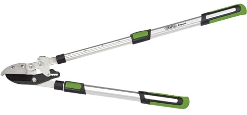 Draper 36826 Telescopic Soft Grip Anvil Ratchet Action Loppers with Aluminium Handles