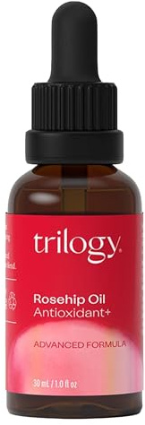 Trilogy Rosehip Oil Antioxidant+, Certified Organic Hydration & Repair Beauty Oil, 1.0 fl oz