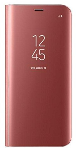 Samsung Clear View Standing, Funda para smartphone Samsung Galaxy S8 Plus, Rosa