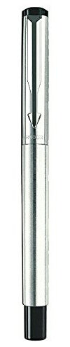 Parker S0723480 Vector Füllfederhalter edelstahl Feder M silber