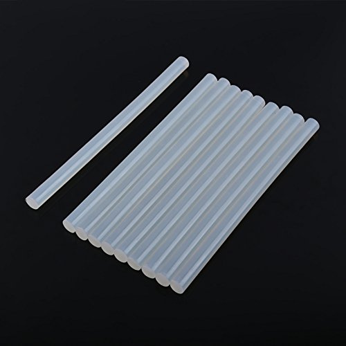10-Pack Transparent Hot Melt Limpinnar, 11mm Högviskös Limstift för Limpistol, DIY Hantverk och Kläder
