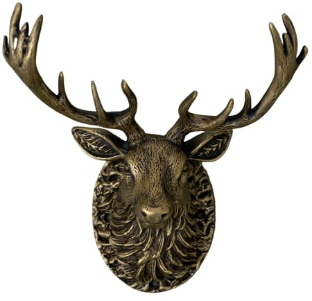 Highland Heurtoir de porte en laiton massif poli pour porte d'entrée | Composite | Meubles de porte d'entrée Brass bee