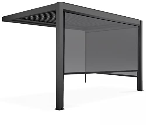 Oviala Pergola bioclimática 3x4m y 2 persianas