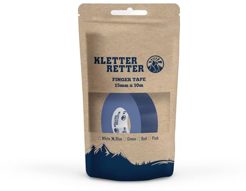 Klätterräddare fingertejp 15 mm x 10 m – blå