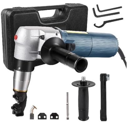 ZYJIX Cesoia Elettrica per Roditrice per Metalli con Filo 1.8mm 4mm Spessore di Taglio per Lamiera Acciaio Inossidabile Plastica Durevole, Versatile, Ampia Gamma di Applicazioni(Color:625w)