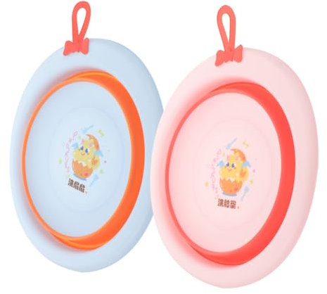 ifundom 2 Piezas Lavabo Para Dibujos Animados Para Recién Nacidos Lavabo Para o Camping Pequeño y Práctico