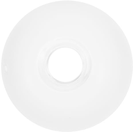 Vaguelly Pantalla y Transparencia para Iluminación Fácil Instalación en de Vidrio Transparente Forma de Esfera Redonda, Colgante de Cristal Blanco Alta Moderna Lámpara