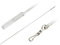 JalousieCrew 1 Stück Schleuderstab Chromstahl Farbe glasklar 5 mm Durchmesser (100 cm)