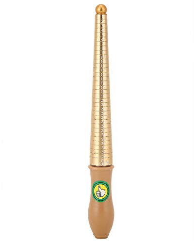 Anelli Mandrino per rame placcato in oro, calibro ad anello Mandrino Misura dito Stick di misura Strumento per gioielli Strumento Dimensioni Hong Kong