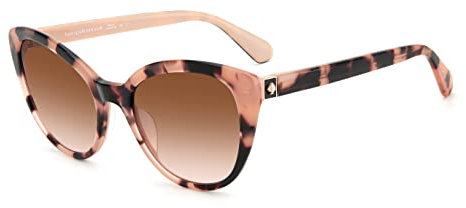 Kate Spade AMBERLEE/S Damsolglasögon PINK HAVANA/PINK BROWN SHADED 55/20/140