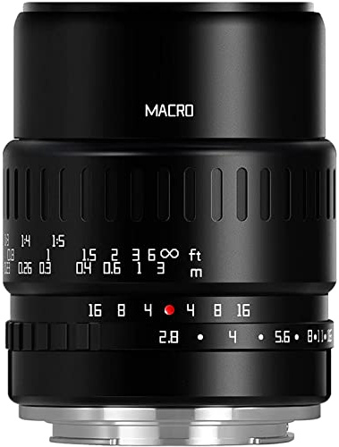 40 Mm F2.8 APS C Makroobjektiv, 1X Förstoring, F2.8 Stor Bländare, APS C Makroobjektiv, Manuell Fokus för Z-fäste för Nikon ZFC, Z6, Z7, Z50, Z5, Z6II, Z7II, Etc