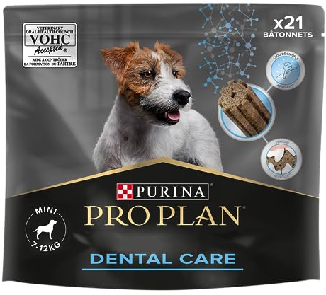 Purina Pro Plan - Expert Care Dental Care Petit Chien - 21 Bâtonnets | Friandises Chien Petite Taille - Bâtonnets à mâcher pour réduire le tartre et nettoyer les dents - Hygiène Chien