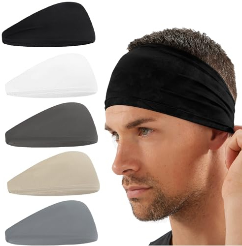 Sports Headband for Men Athletic Sweat Band for Working Out Running Sports