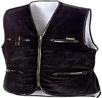 texxor Unisex Arbeitsweste Vega gef tterte Breitcordweste schwarz 3XL, Schwarz, 3XL EU