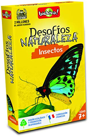 Asmodee - Bioviva- Juego De Cartas Desafíos Naturaleza Insectos (Asmodee ADE0DES06ES)