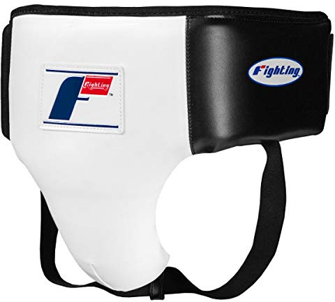 Fighting Deluxe Groin Ab Protector 2.0, White/Black, Large