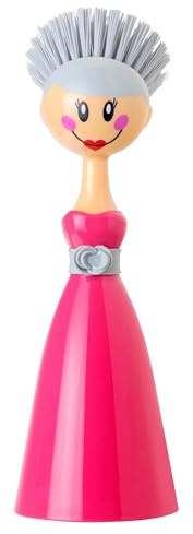 Vigar Dolls Prelude Spülbürste mit bedrucktem Kleid, 24,5 cm