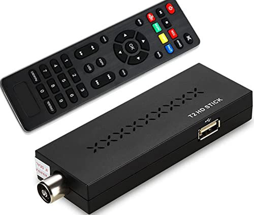 r2digital DVB T2 STICK H.265 PENNA DIGITALE TERRESTRE DVB-T2 HD8K86 FHD NEW MEDIA PLAYER con USB HDMI LETTORE MKV