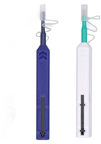 Limpiador de Conectores de Fibra óptica 9392: Limpieza con unToque, Limpieza de Extremos y Puertos, Mejora la Eficiencia, Herramientas de Limpieza de Conectores LC/MU de 1,25 Mm,