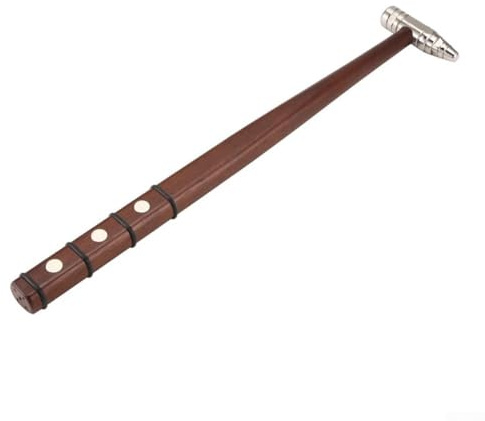 Yuanpgky Stainless Steel Body Repair Hammer for Car Dent Removal - Heavy Duty Shaping Tool with Beech Handle, No Scratch Leveling for Auto Panel Fix (Parent)