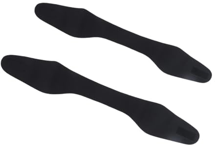 Mikinona 2 pièces Bandeau de Natation Néoprène Protecteur Oreilles Réglable pour Garçon Fille et Adultes Bandeau Étanche pour Sports Aquatiques et Noir