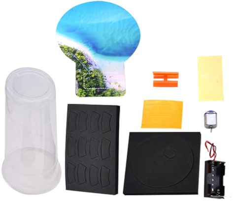 SOPOTUTU Educational Tornado Kit for Electric Tornado Simulator with Bottle Connectors Stem Science Learning for Weather Experiments and