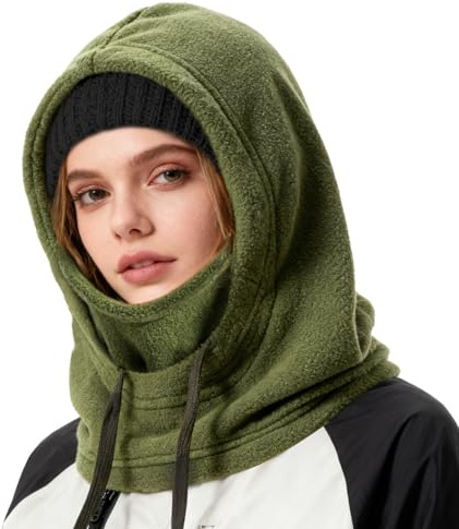 AYPOW balaclava vindtät skidmask vinter termisk fleece ansiktsmask män kvinnor, varm mjuk huva hatt med andningsbart ansiktsskydd halsvärmare för skidåkning motorcykel cykling snowboard utomhussport