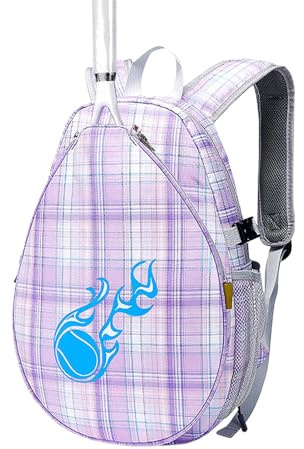 Genérico Tennis för barn - Pickleballracketryggsäck | Badmintonracket, för unga spelare nybörjare och idrottare kläder handdukar lektioner camping resor