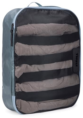 Thule Packing Cube, Size Large, Transparent Fabric, Organize bulkier Items, Easy to Pack, YKK Zippers
