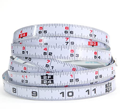 Kreg 12-Foot Self-Adhesive Measuring Tape - Left to Right Reading Bench Ruler - Stick On Precision Workshop Scale - KMS7724