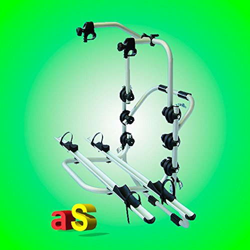 autoSHOP DA1802-EL - Portabicicletas de aluminio para 2 bicicletas eléctricas