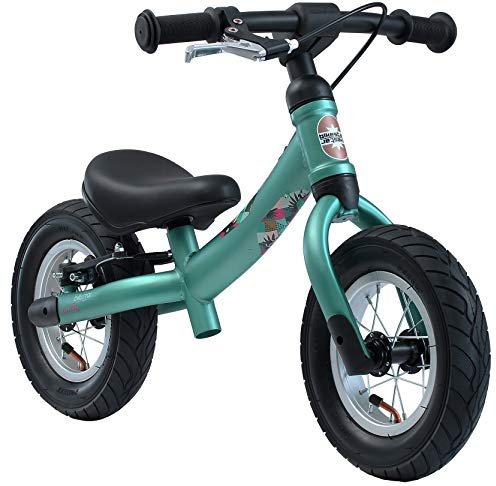 BIKESTAR Mitwachsendes Kinder Laufrad Lauflernrad Kinderrad für Jungen und Mädchen ab 2-3 Jahre | 10 Zoll Flex Sport Kinderlaufrad | Petrol Grün | Risikofrei Testen