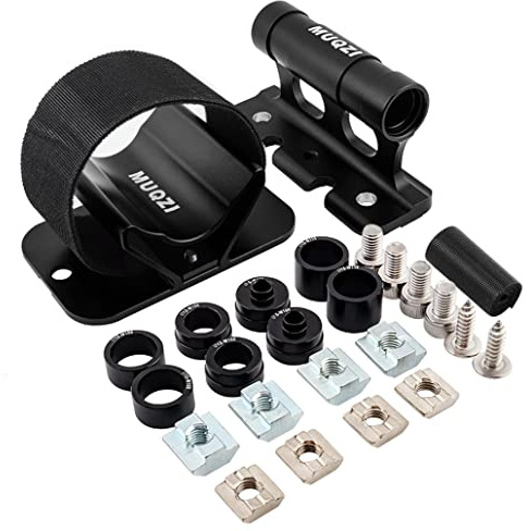 MotuTech Vélo Support de Fourche Avant + Support de Roue Arriere Vélo Montage sur Porte Baggage de Voiture Randonnée à Vélo Cyclism Support Velo Voiture Porte-Vélo (Noir)