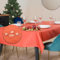 Tischdecke Outdoor Abwaschbar 100x140 Orange Gartentischdecke Tischdecken Wetterfest Wachstuchtischdecke Table Cloth Made in Italy für Den Außenbereich Tischtuch