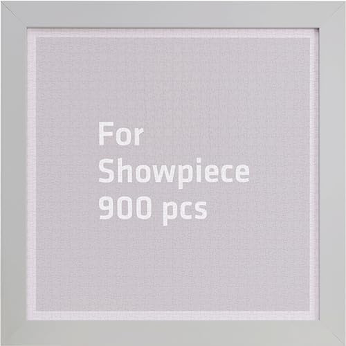 Pintoo Jigsaw Puzzle Frame Tailor-Made 900 Pieces Puzzle ONLY - Cool Gray - Effortless & Toolless Assembly NO Glue Required [W1188]