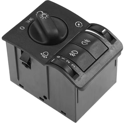TREGOO Compatibile con Opel per Zafira 1999 2000 2001 2002 2003 2004 2005 Faro Principale Dell'auto Controllo Interruttore Luce Principale Componente Ricambi Auto OEM: 6240097 Comando Fari Luci Auto