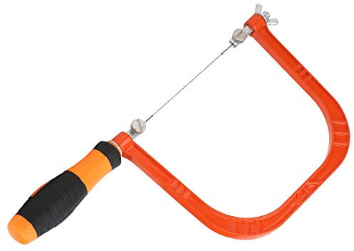 Mini Scie à Chantourner, Scie à Chantourner Réglable, Outil de Coupe Manuel du Bois, Outils de Quincaillerie Manuels de Coupe du Bois en Alliage D'aluminium