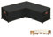 HEIMUNI Funda Sofa Exterior Impermeable Forma L, Funda Protectora Sofa Exterior Esquinero Funda para Muebles de Jardín en Forma L, Funda Sofá Jardín Cubierta de Muebles Anti-UV 210x210x85x80/65cm