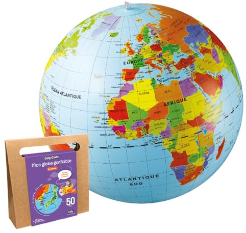 CalyGlobe - Mon globe gonflable Le monde - Français - ref 019KF