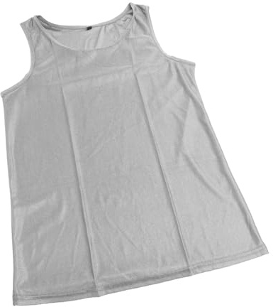 OPPWONG Silverfiber EMF-skyddsväst BekväM Strålningsblockerande Tröja för Män Kvinnor Shopping Gym Underhållning M L XL XXL för Flexibla Rörelser (XXL)